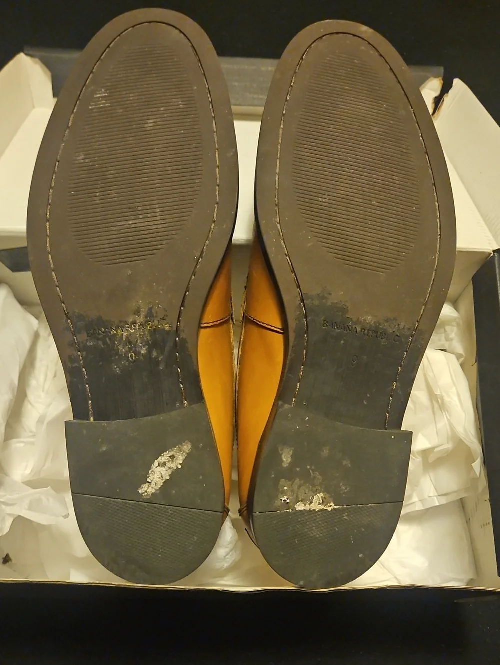 Banana Republic DellBrook Italian Leather Loafer Size 9 Mens